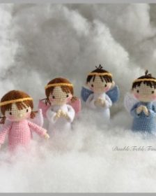 Amigurumi Angel Boy & Angel Girl Free Crochet Patterns