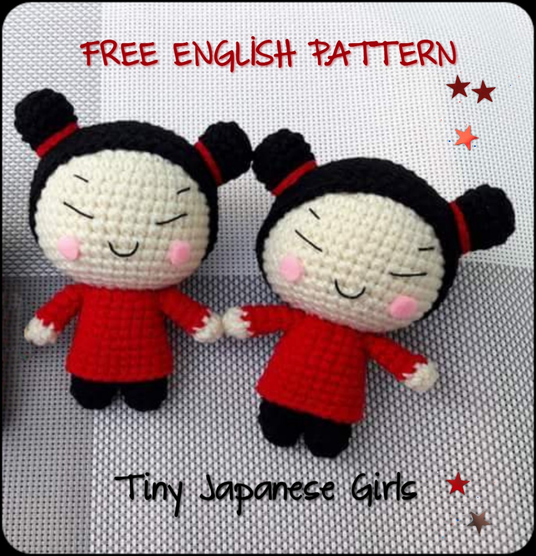 Amigurumi Tiny Japanese Girl Free Patterns