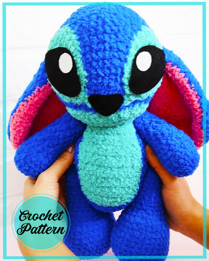 Stitch Cartoon Character Amigurumi Crochet Pattern
