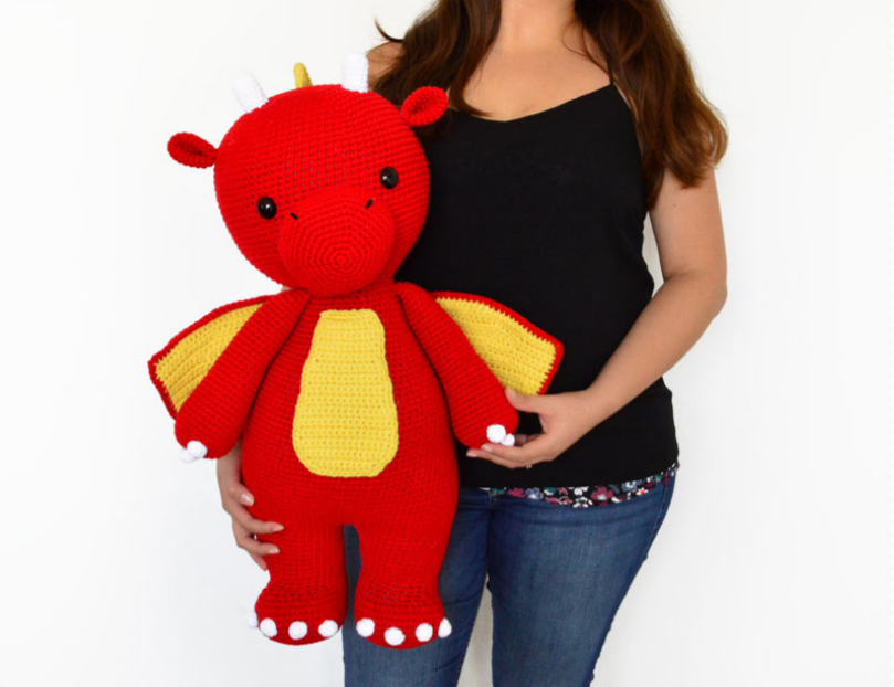Danny the Friendly Dragon Crochet Pattern