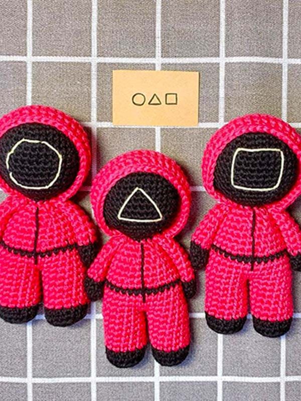 Crochet Squid Game Amigurumi Free Pattern
