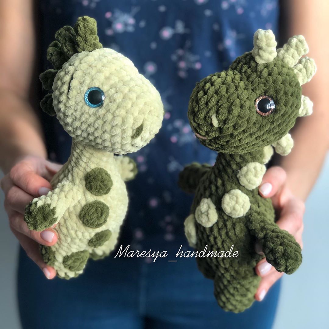 Amigurumi Plush Dinosaur Free Pattern
