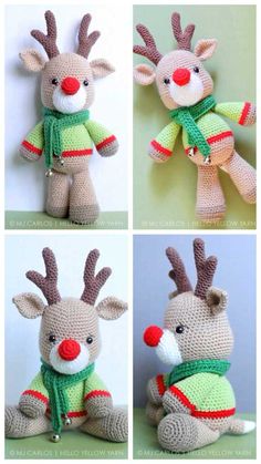 Amigurumi Reindeer Free Pattern