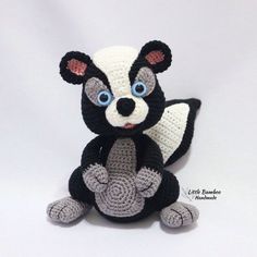 Sweet Skunk Amigurumi Free Pattern