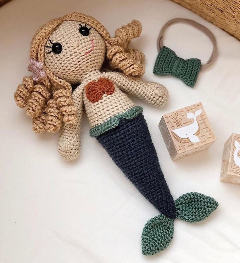 AMIGURUMI MERMAID DOLL CROCHET FREE PATTERN Amigurumim